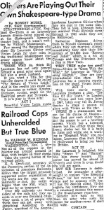 Vivien Leigh & Laurence Olivier Shakespeare Drama