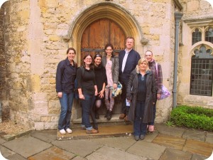 Group shot at Notley Abbey