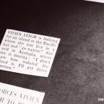 Vivien Leigh clippings Topsham Museum