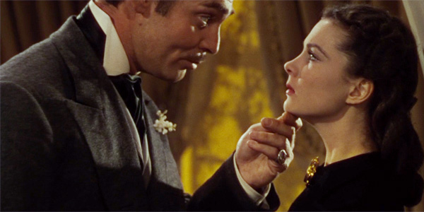 Clark Gable and Vivien Leigh in Gone with the Wind
