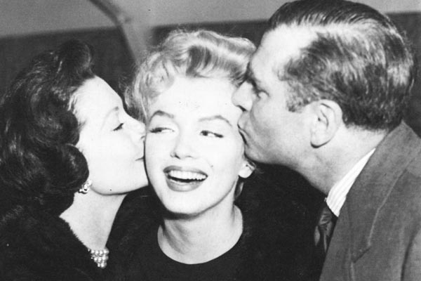 Vivien Leigh Marilyn Monroe and Laurence Olivier