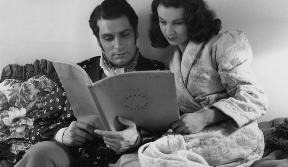 Vivien Leigh Laurence Olivier reading