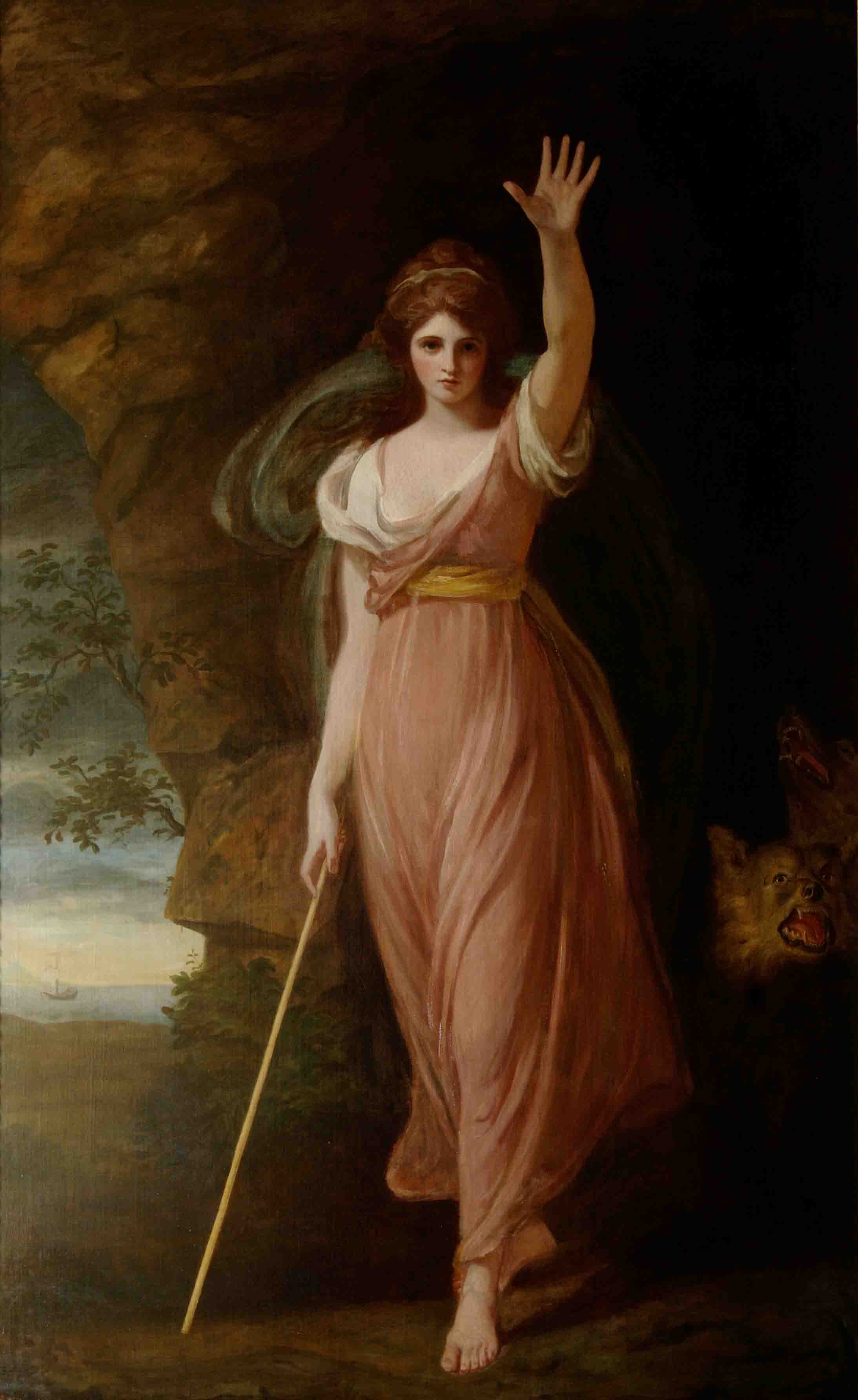 Emma as Circe, 1782, by George Romney © The National Trust, Waddesdon Manor