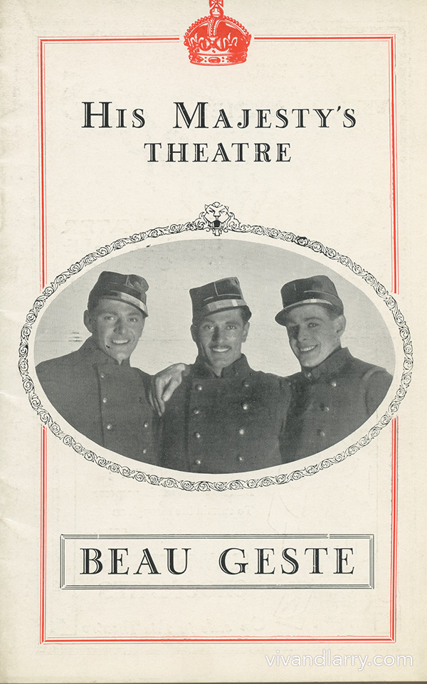 Beau Geste, starring Laurence Olivier