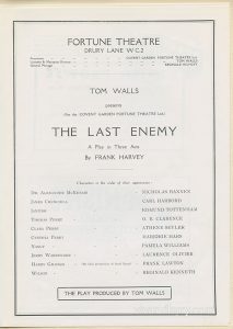 The Last Enemy, starring Laurence Olivier