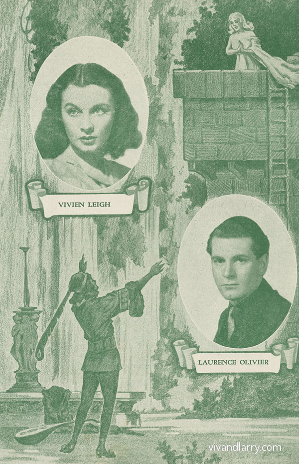 Chicago programme for Romeo and Juliet, starring Laurence Olivier and Vivien Leigh